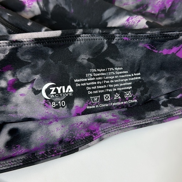 Zyia Floral Watercolor SoftnSnug Legging 28" Size 8-10 - Picture 6 of 7